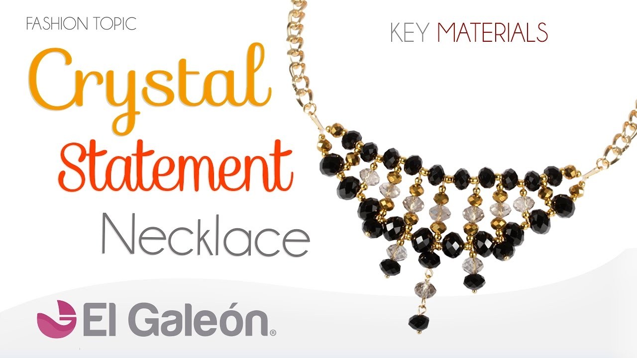 Fashion Topic El Galeón Crystal Statement Necklace (Collar con Cristales)