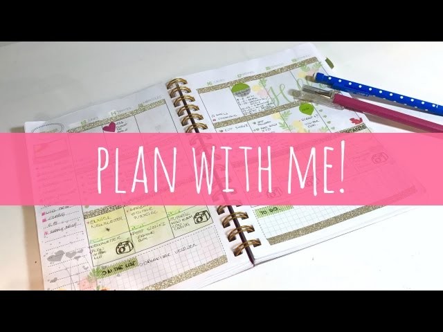 ¡Planifica tu semana conmigo! Decoramos y planeamos la semana juntos (13-19 marzo)