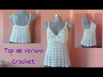 Top de verano Crochet parte 2