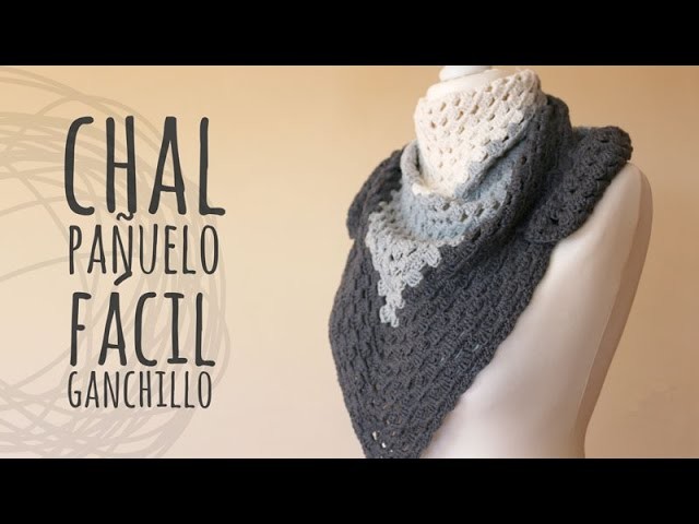 Tutorial Chal Fácil para Principiantes Ganchillo | Crochet