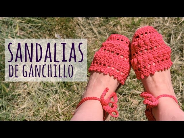 Tutorial Sandalias Fácil y Rápido Ganchillo | Crochet