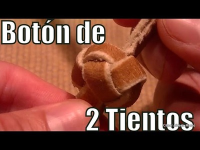 Botón de 2 Tientos (Two Strand Diamond Knot) "El Rincón del Soguero"