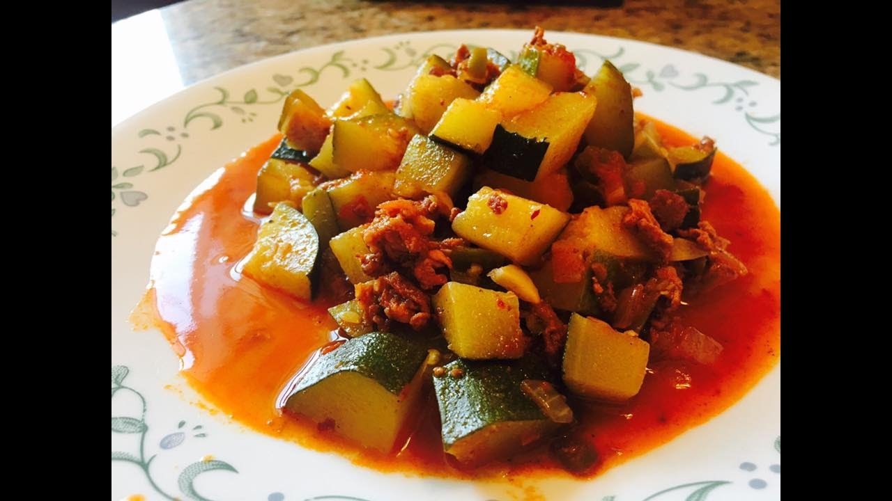 Calabazitas y Chorizo a la Mexicana