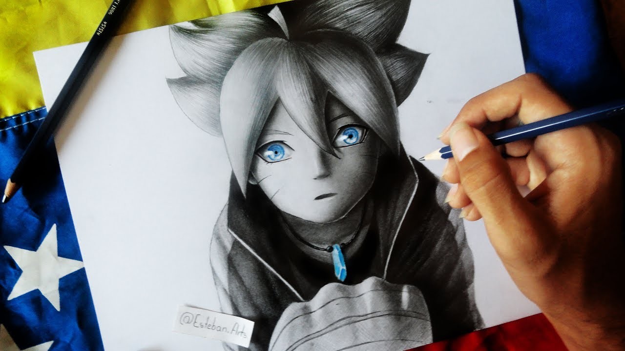 Como dibujar a Boruto Uzumaki - How to draw Boruto Uzumaki Next Generations  - Naruto -Esteban Art's