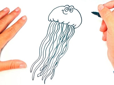 Cómo dibujar una Medusa para niños | Dibujo de Medusa paso a paso