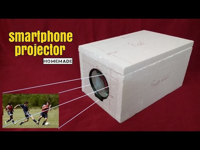How To Make a Smart Phone Projector - Homemade
