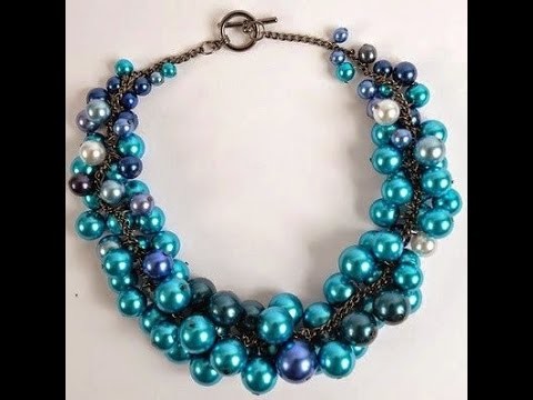Manualidad: Collar en Perlas Azules - Hogar Tv  por Juan Gonzalo Angel