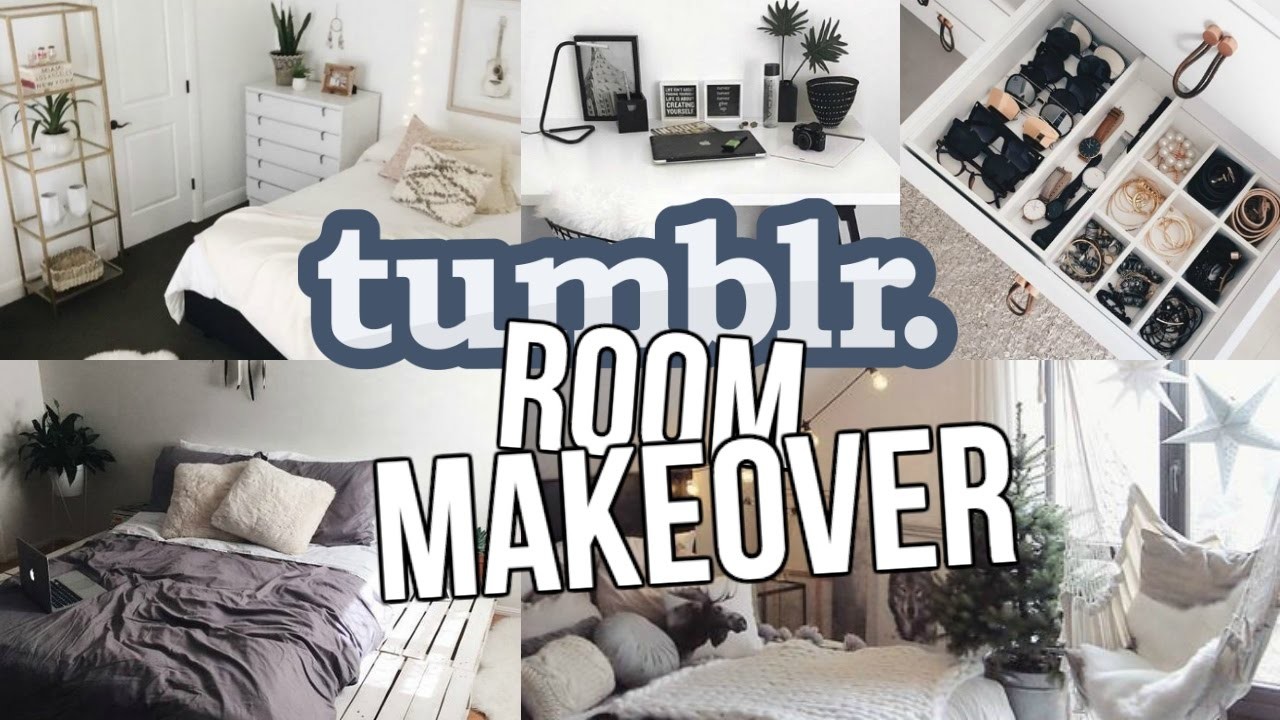 TRANSFORMANDO mi habitación en TUMBLR || Room MakeOver 2017