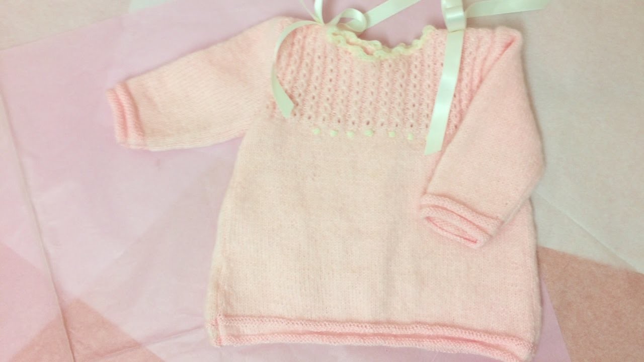 Conjunto para bebes (0-3 meses) - Parte 1 Vestido