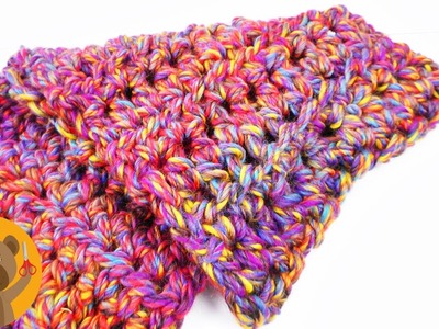 Linda bufanda tejida de lana SIN ganchillo | Idea genial para principiantes