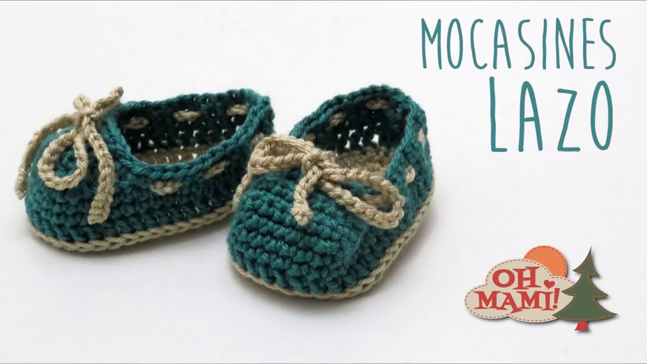 Mocasines para bebé a crochet (Mocasins Booties)