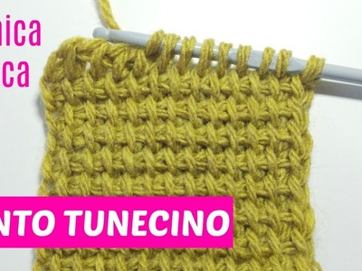 Punto tunecino básico crochet