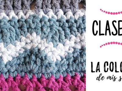 LA COLCHA DE MIS SUEÑOS: CLASE 6 | punto ZIG ZAG a crochet