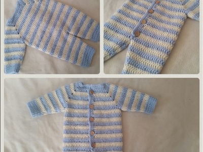 Tejer un mono de rayas parte 4 – parte mangas de BerlinCrochet