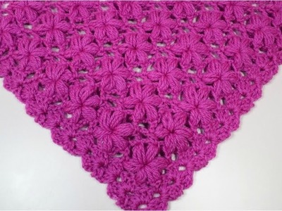 Chal tejido a crochet paso a paso muy fácil #tutorial