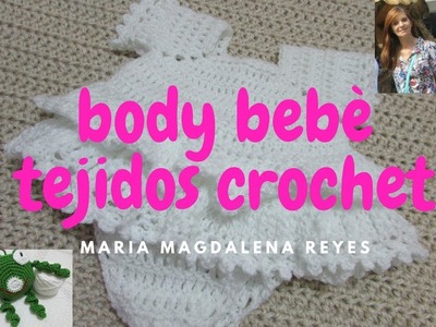 Como tejer puntillas al body  tejido en crochet ( 2 )