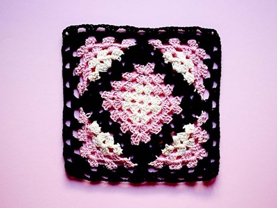 Cuadro, gramy square, kalidoscopio a crochet #tutorial #pasoapaso