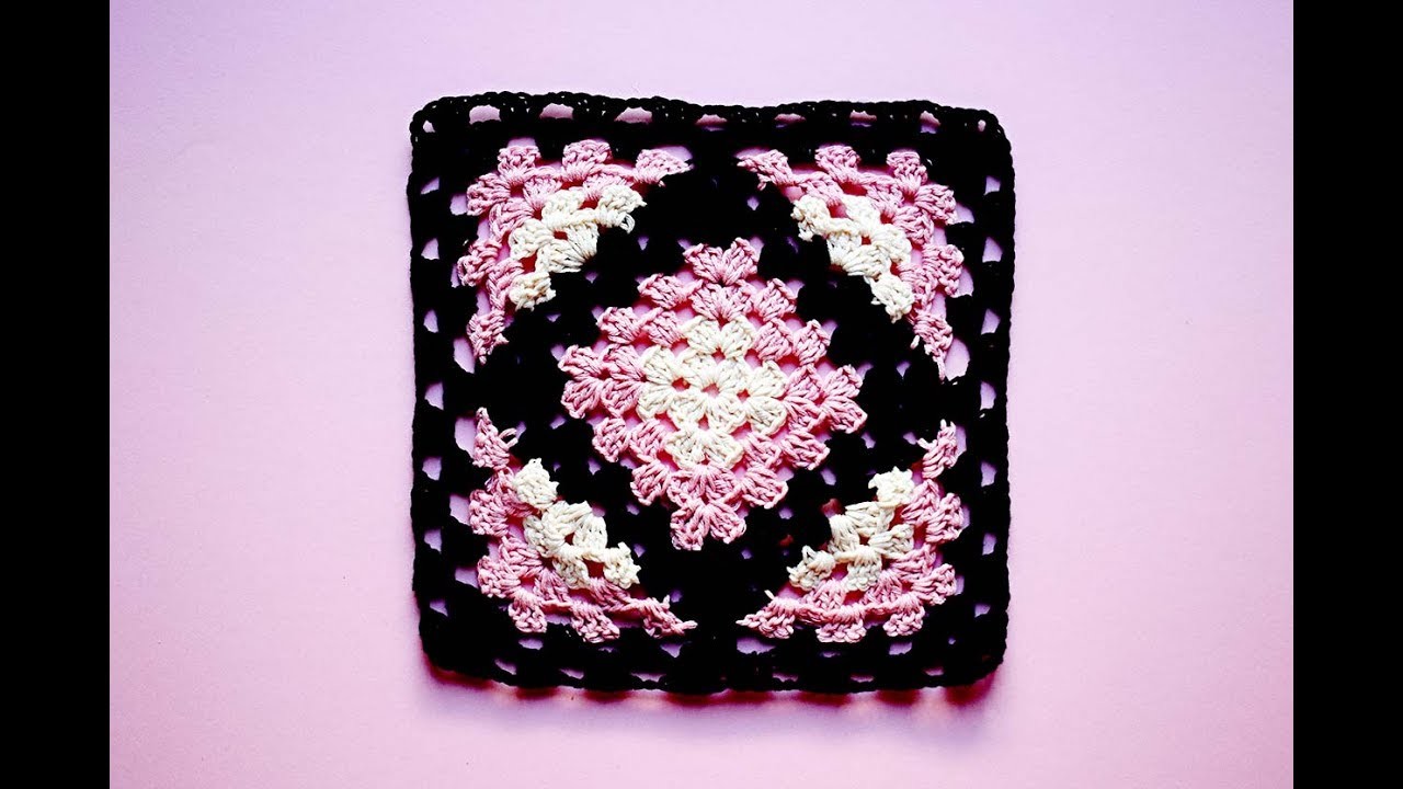 Cuadro, gramy square, kalidoscopio a crochet #tutorial #pasoapaso