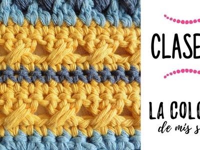 LA COLCHA DE MIS SUEÑOS: CLASE 14 | punto "X" a crochet