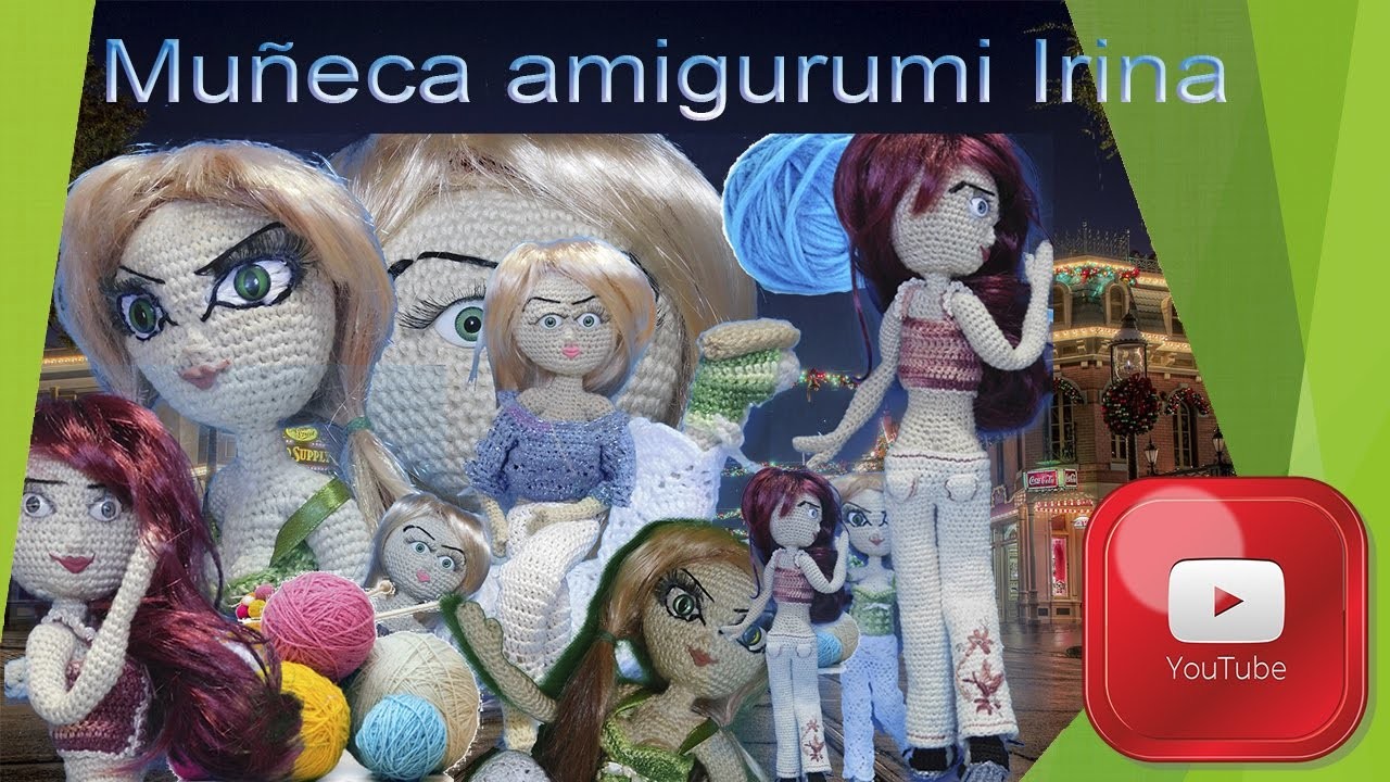 Muñeca amigurumi Irina. Parte 1. Cabeza.