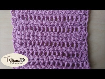 Punto tunecino intercalado