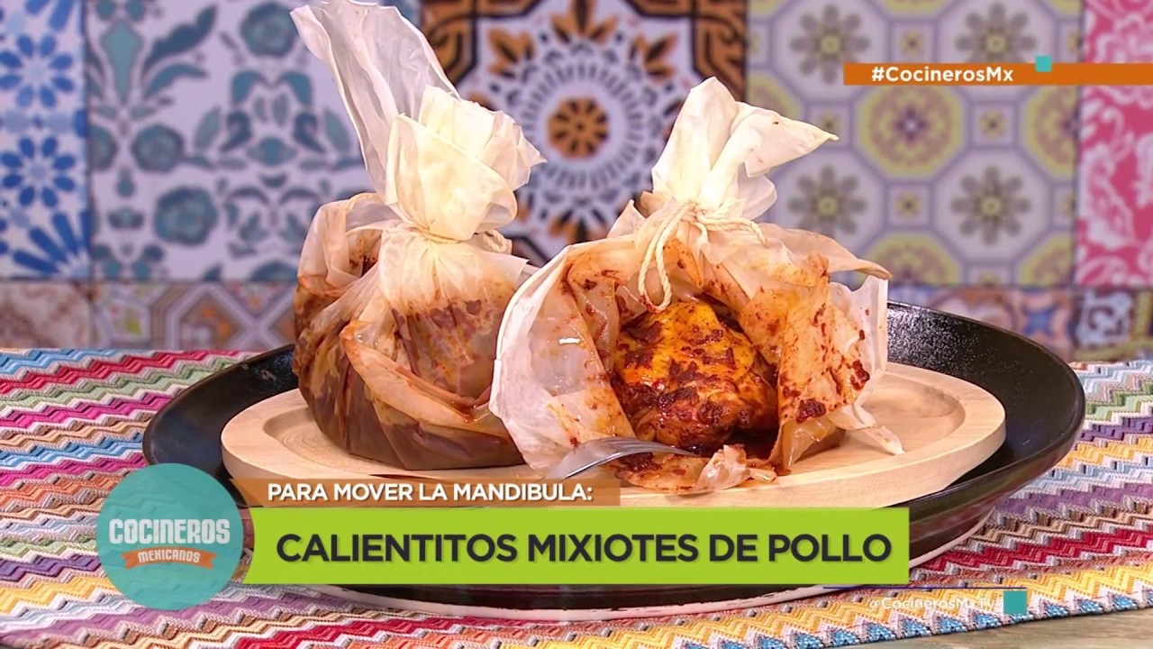 Receta: Mixiotes de pollo | Cocineros Mexicanos