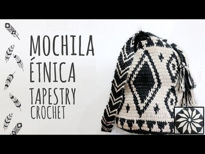 Tutorial Mochila Étnica Tapestry Ganchillo | Crochet