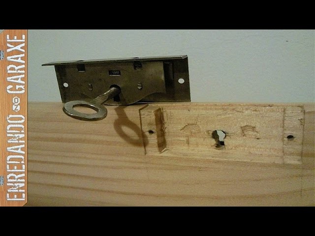 Cómo hacer un baúl de madera, P2  Tapa y cerradura