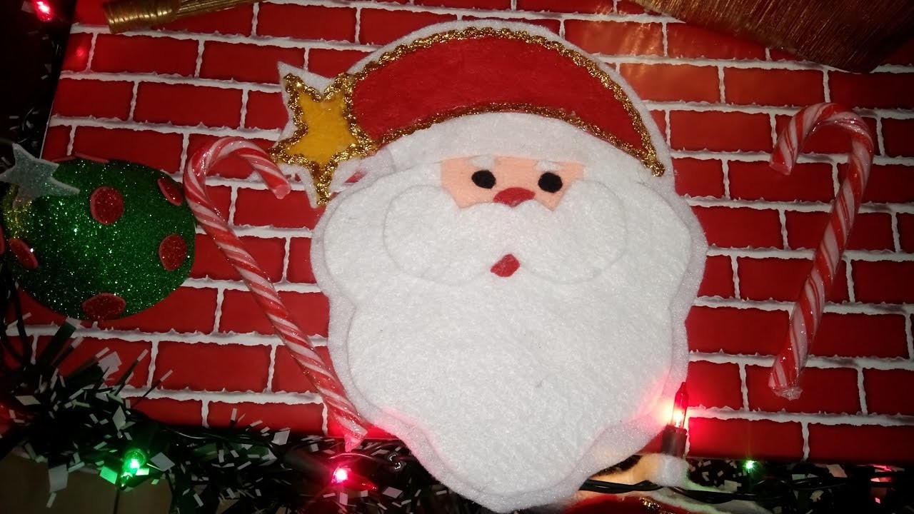 DIY SANTA CLAUS PAPA NOEL EN FIELTRO (MOLDES) QUITZIA CARDENAS