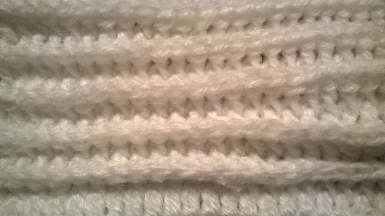 Empezando a tejer: Variación punto alto Nº 1