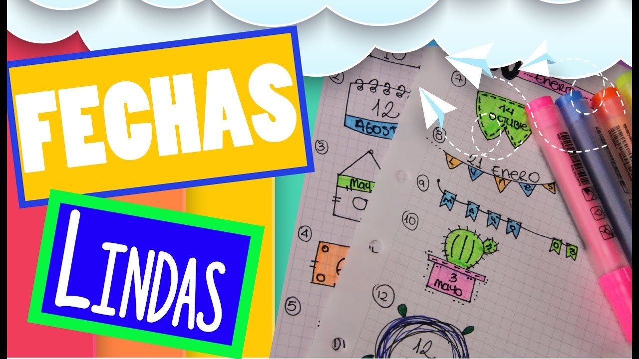 FECHAS ORIGINALES. apuntes lindos ???? Sarish