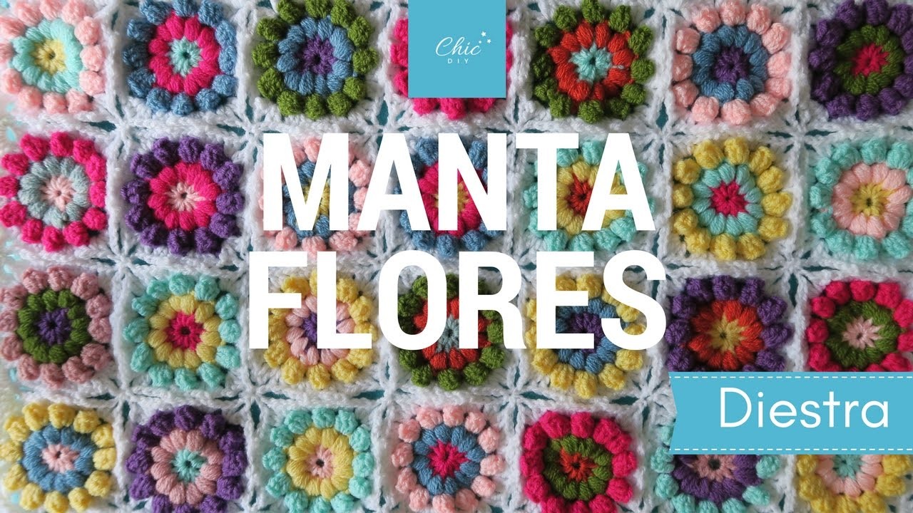 MANTA GRANNY FLOR | DIESTRA | CHIC DIY