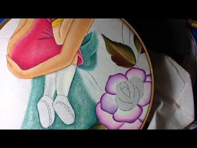 Pintura en tela mama # 5 con cony