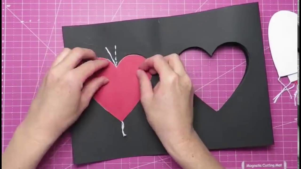 Tarjeta de amor con efecto 3D