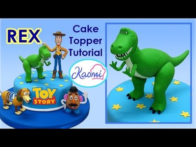 Toy Story (Cake Topper): Rex. Cómo hacer a Rex para tortas