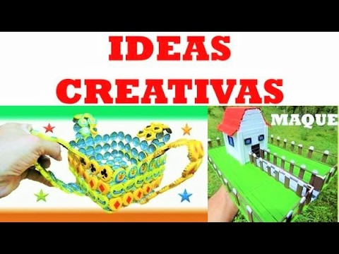 4 Ideas Creativas con  Tapas - Botella Plástica (y Mas)