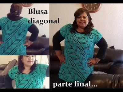 Blusa diagonal (parte final)