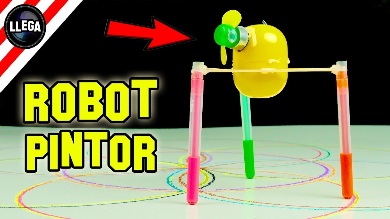 Cómo Hacer Un Robot Que Pinta Solo - Experimentos Caseros by LlegaExperimentos
