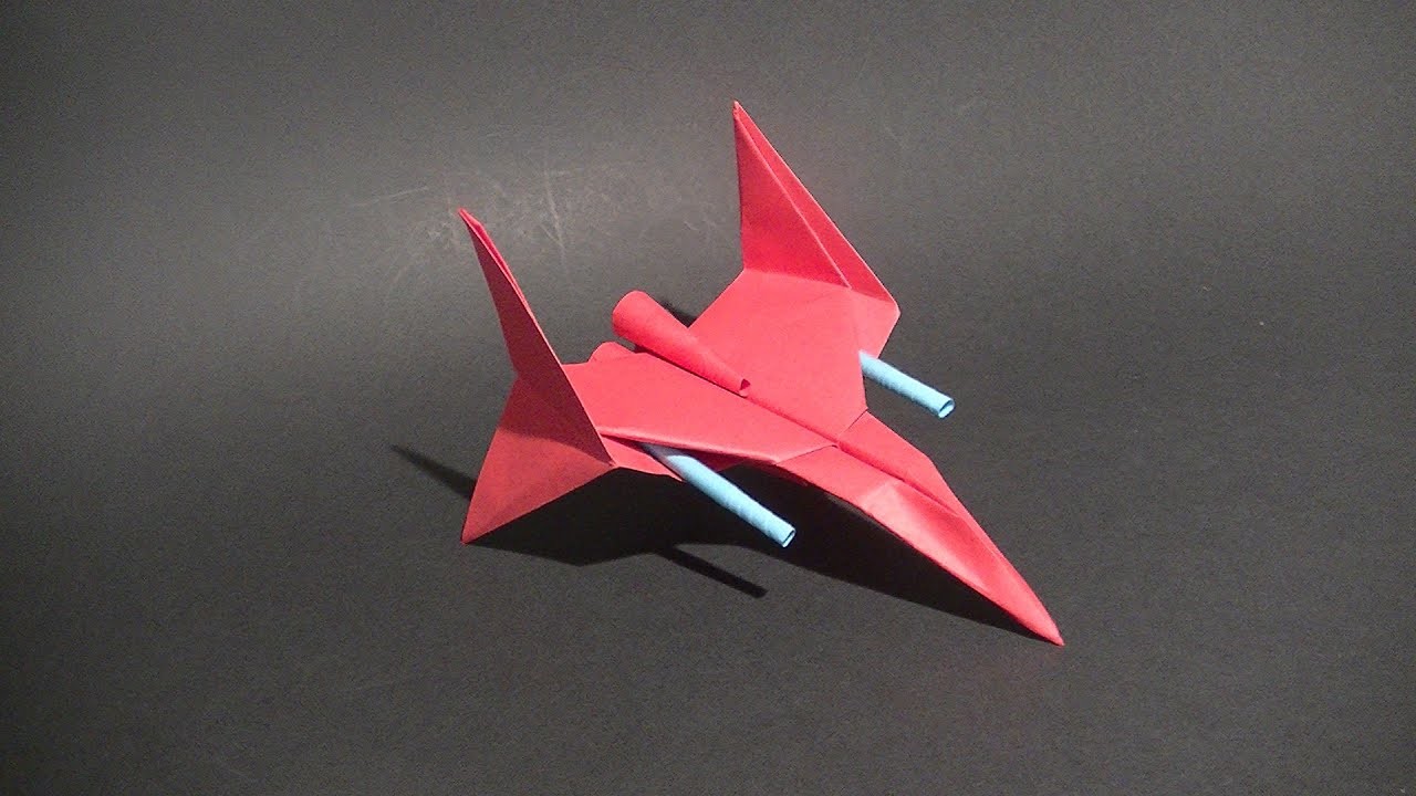 Como se hace una aeronave de combate  origami parecida a las de star wars