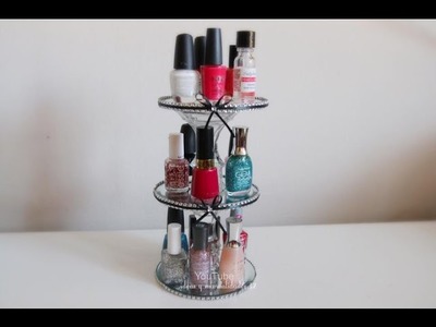 Porta Esmaltes de cristal