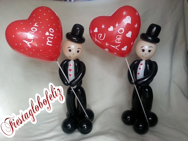Como hacer un Caballero enamorado❤ con globos - ????especial de san Valentín