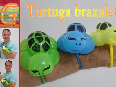 Como hacer una tortuga con globos - como hacer figuras con globos - globoflexia facil
