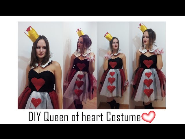 ????DIY- Disfraz reina de corazones fácil y original- Queen of heart costume |  Nerea Iglesias