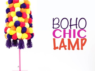 LAMAPARA DE POMPONES. POMPOMP LAMP