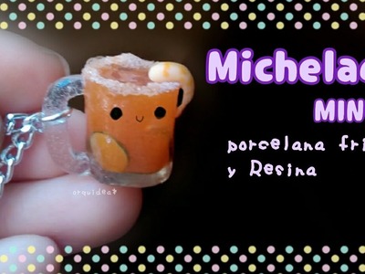 Michelada ????como hacer un tarro #miniatura RESINA Y PORCELANA FRIA bebida falsa
