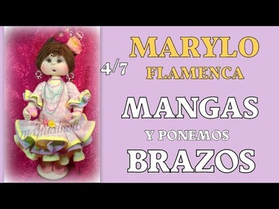 Muñeca Marylo flamenca , mangas 4.7, video-260