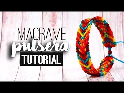 Pulsera chevron cascada » ✨ tutorial | como hacer | diy ● Friendship bracelet #88