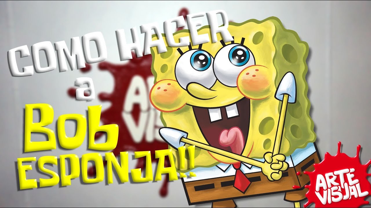 ARTE VISUAL - COMO HACER A BOB ESPONJA #BobEsponja #Spongebob