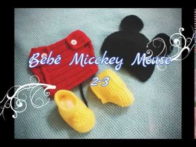 Bebé Mickey Mouse 2. 3 (botitas)