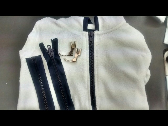 Cocer un cierre en chamarra o cualquier prenda. How to sew a closure in a jacket or any garment